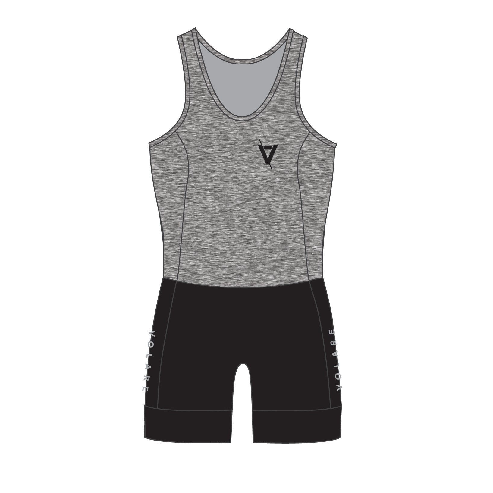 Grey Marle Mens Performance Rowing Unisuit – Volare Sports