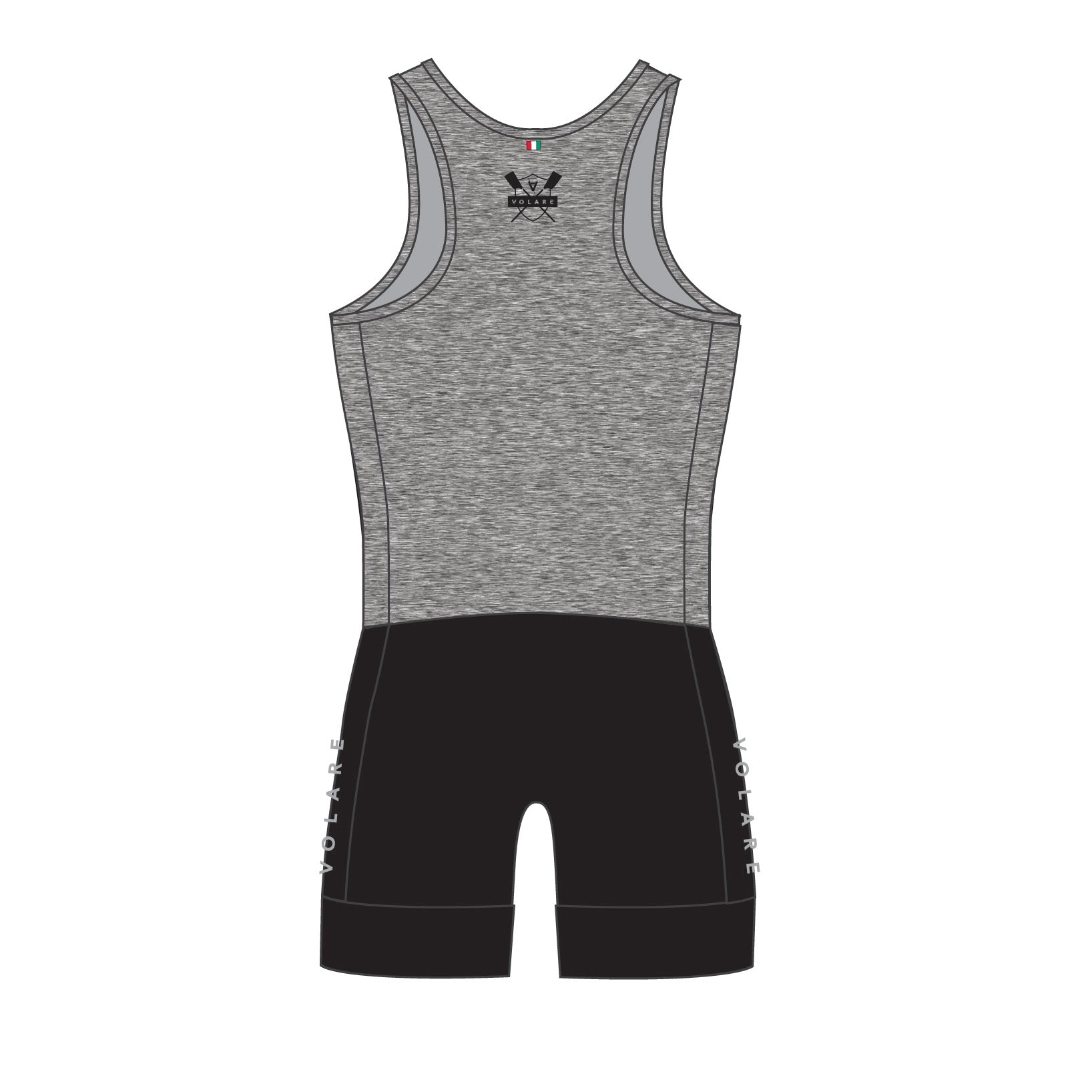 Grey Marle Mens Performance Rowing Unisuit – Volare Sports