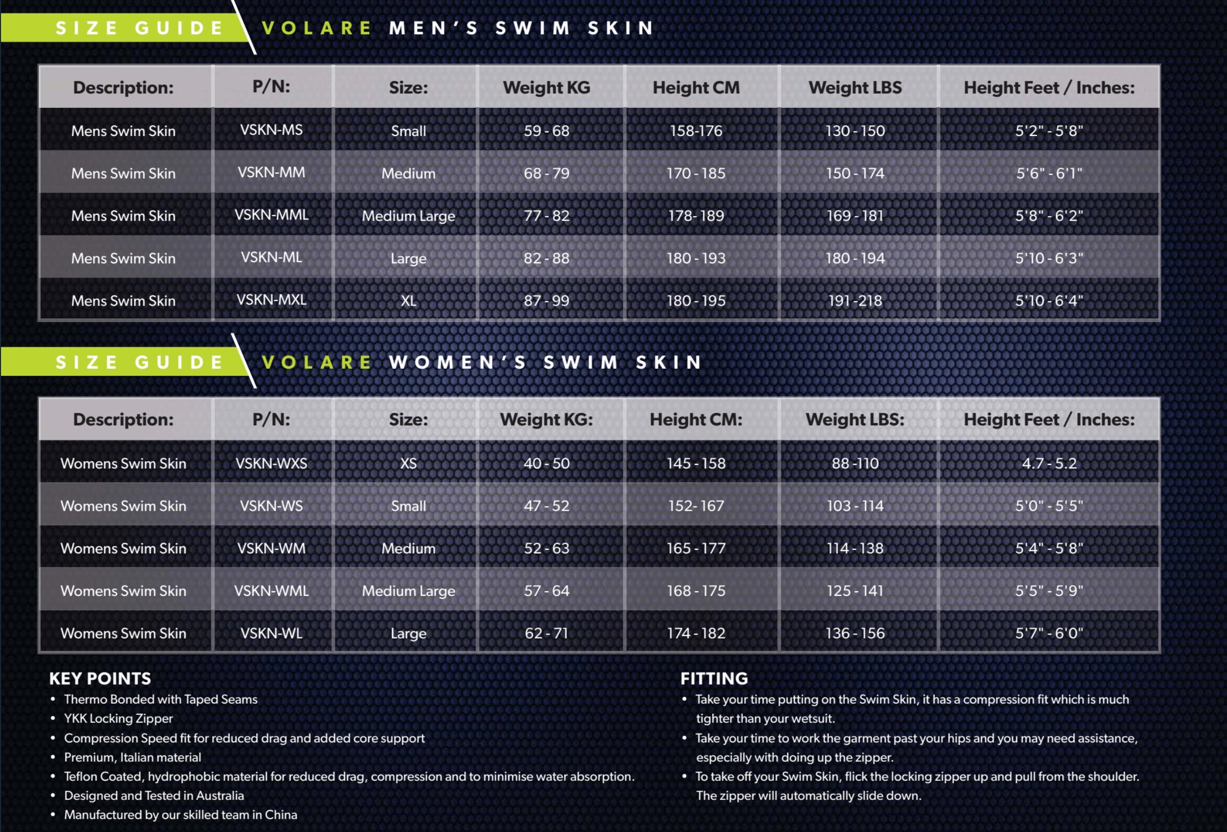 Triathlon Swim Skin - Womens Volare Speed Suit – Volare Sports