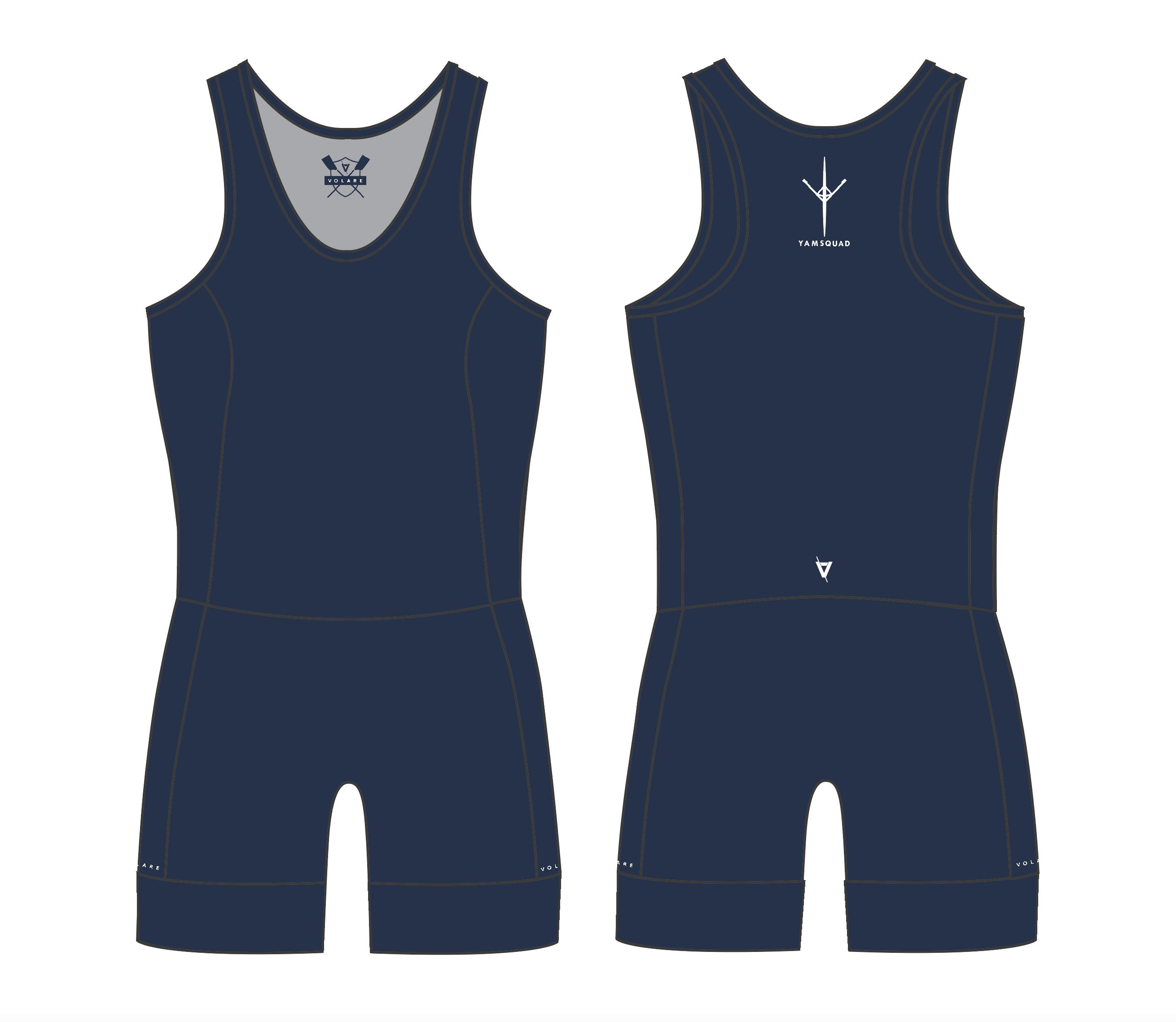 Yamsquad Womens Training Rowing Unisuit Navy – Volare Sports