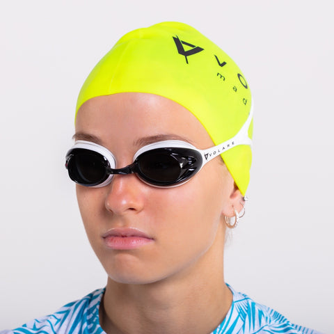 Volare Unisex Swim Cap - Fluro Yellow