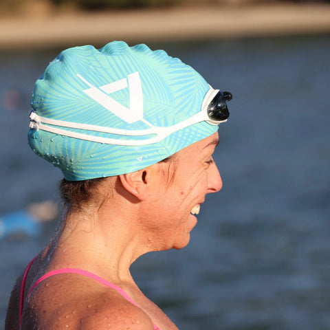 Palms Silicone Swim Cap