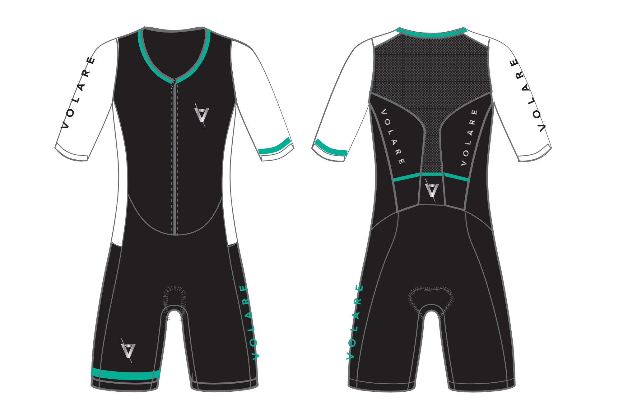 Womens Sleeved Tri Suit Volare Sports