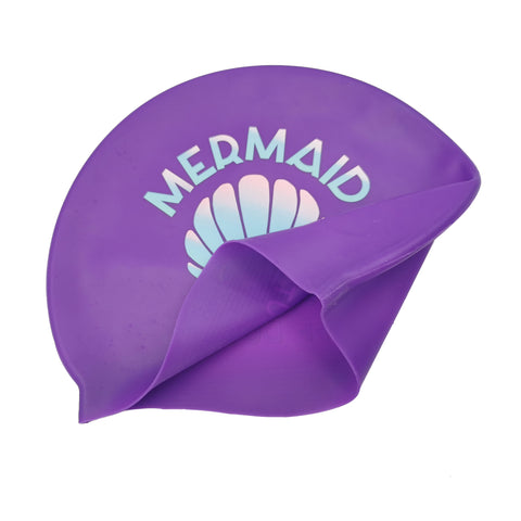 Mermaid Off Duty Silicone Swim Cap