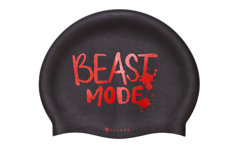 Beast Mode Silicone Swim Cap