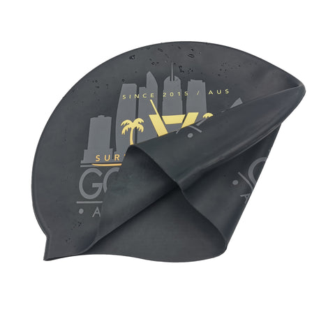 Surfers Paradise Silicone Swim Cap