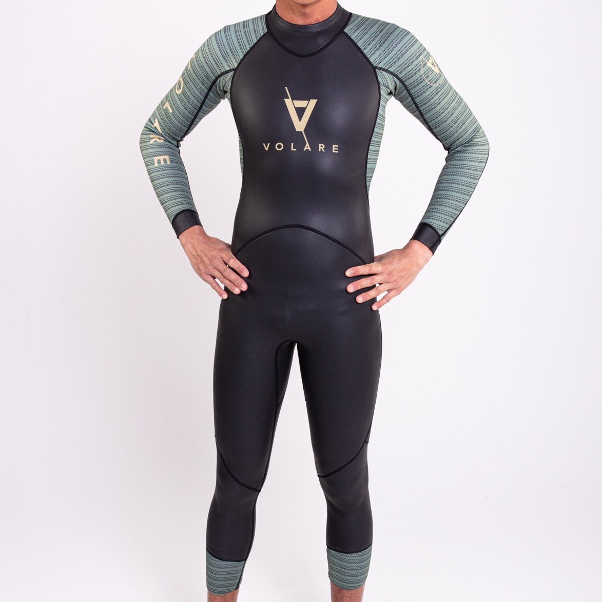 Outlet V1 Mens Triathlon Wetsuit Green Room
