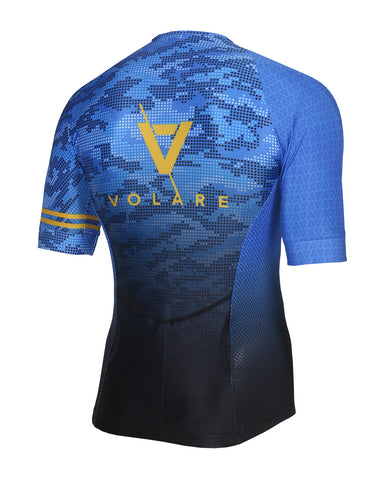 Volare Mens Camo Sleeved Tri Top