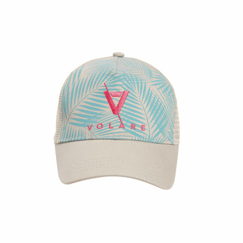 Volare Trucker Cap - Blue Palms