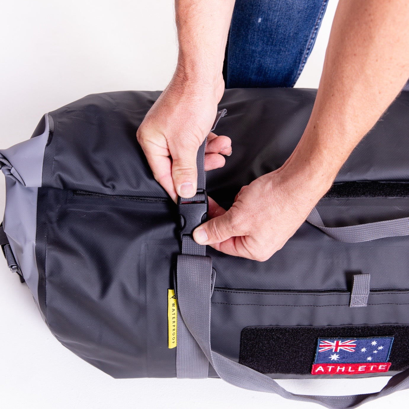 Waterproof roll top duffel bag clearance